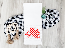 Load image into Gallery viewer, Checkered Cupid, Infant/Tea Towel Print