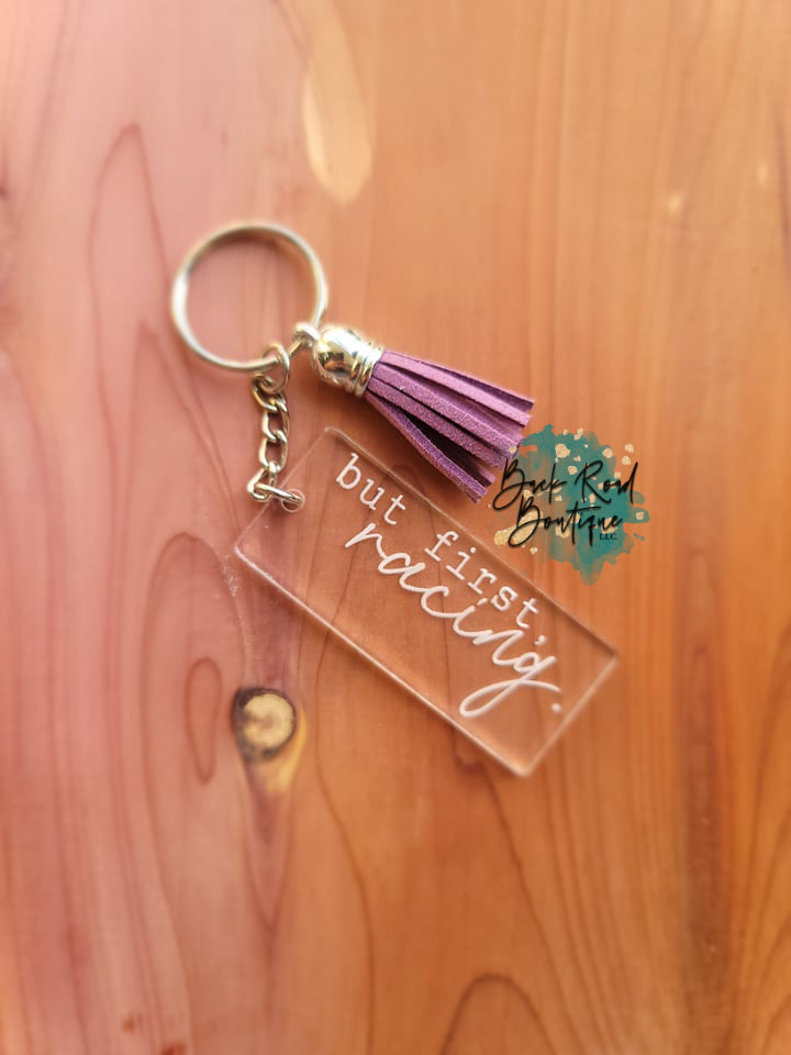 But First Racing, Acrylic Keychain