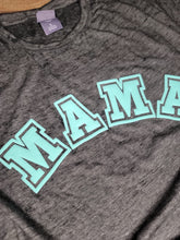 Load image into Gallery viewer, MAMA, Mint Puff Print, Completed Tee
